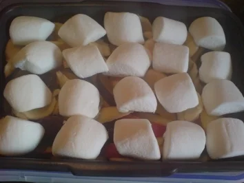 Dessert "Warmer Obstsalat, überbacken" - Rezept - Bild Nr. 3