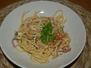 Spaghetti mit Ei mal anders - Rezept