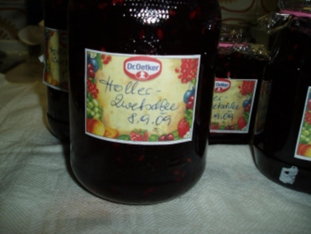Zwetschken (Pflaumen) - Holler Marmelade - Rezept