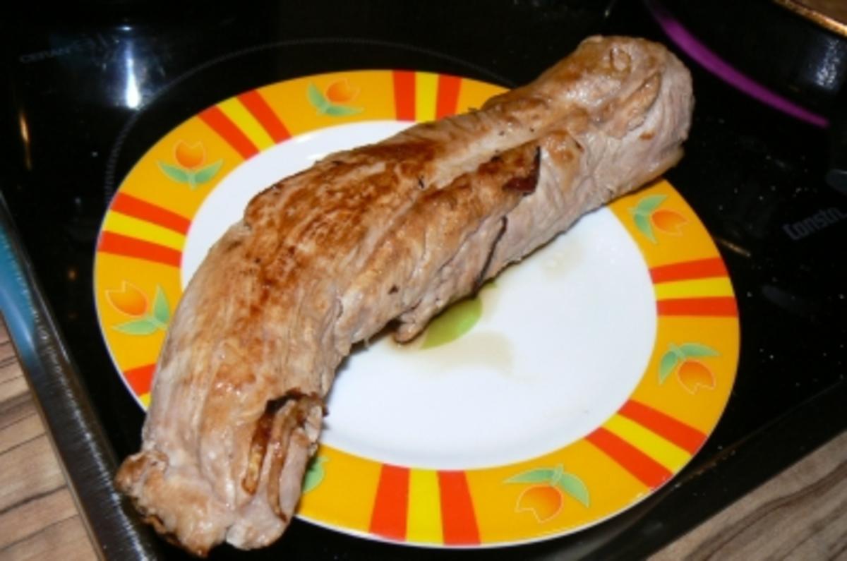 Schnelles Schweinefilet mit Champignon-Rotweinsauce - Rezept - Bild Nr. 4