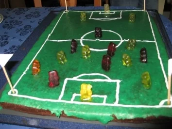 Fußballkuchen - Rezept