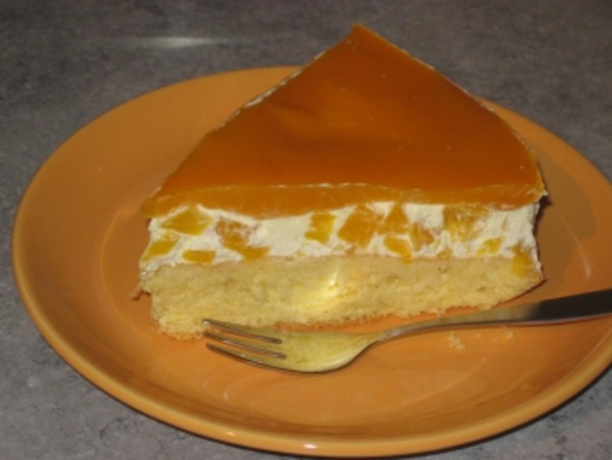 Pfirsich-Maracuja-Torte - Rezept