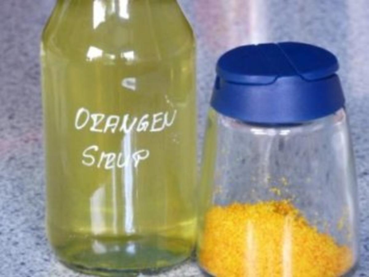 Orangensirup und Orangenpulver - Rezept