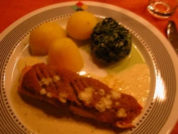 Rezept: Gratinierter Lachs Gratinierter Lachs - Rezept