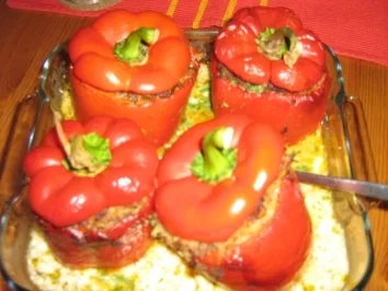 Paprika gefüllt mit Sauerkraut und Hack - Rezept - Bild Nr. 8