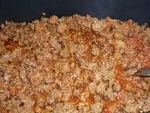 Rezept: Bohneneintopf mit Hackfleisch Bild Nr. 4 Bohneneintopf mit Hackfleisch - Rezept - Bild Nr. 4