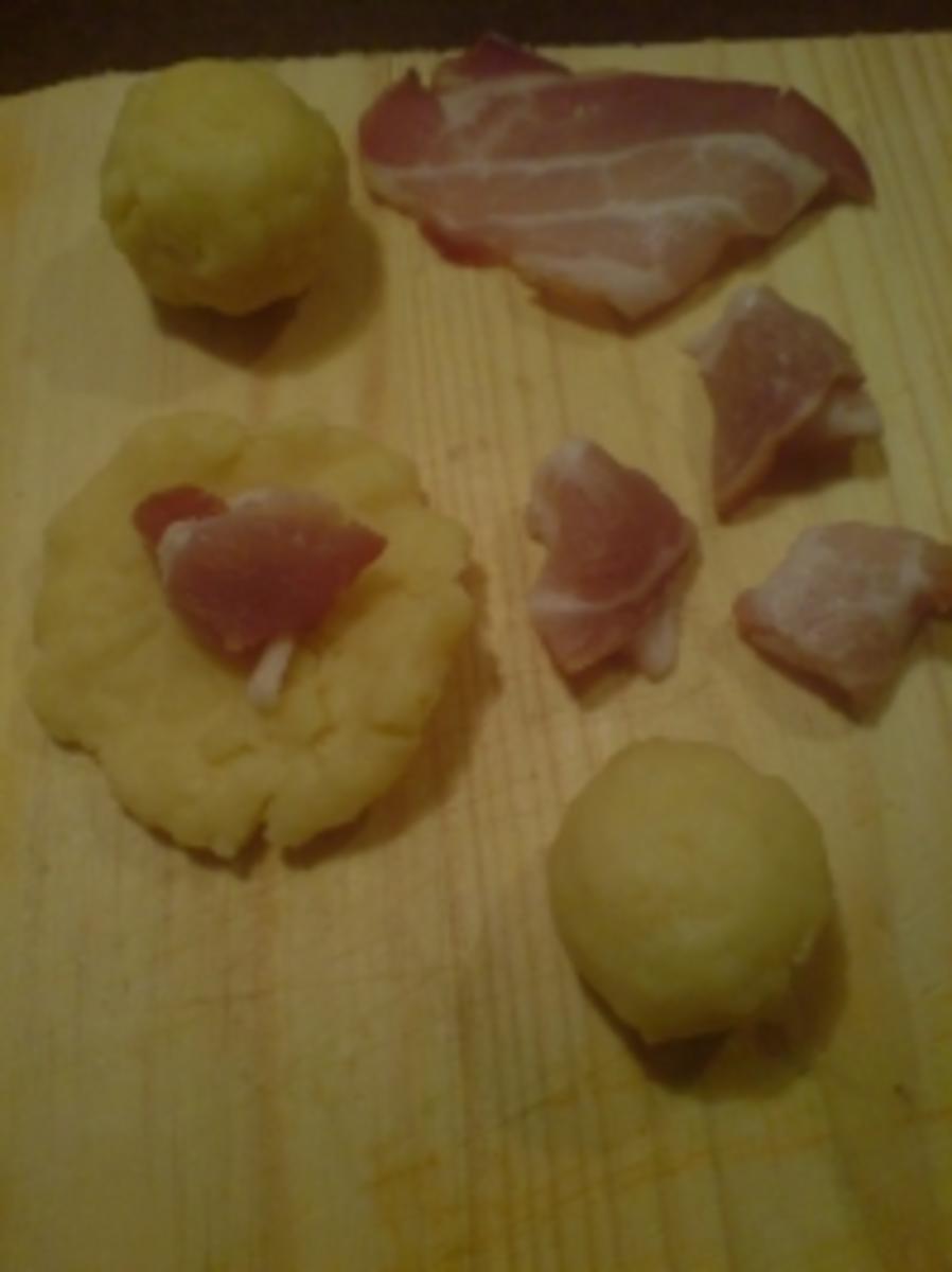 Fingerfood "Gefüllte Käse-Bällchen" - Rezept - Bild Nr. 3
