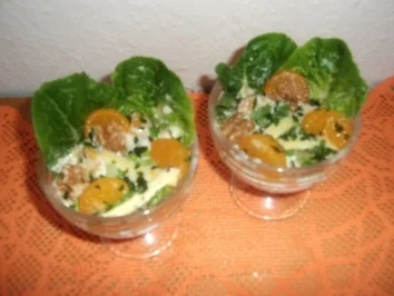 Käse-Cocktail mit feiner Senfcreme - Rezept