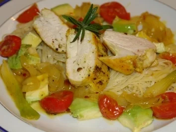 Perlhuhn Brust auf Tomaten & Avocado - Rezept - Bild Nr. 4