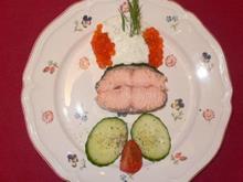 Ballotine vom Wildlachs mit Ketakaviar und Kräuterquark - Rezept