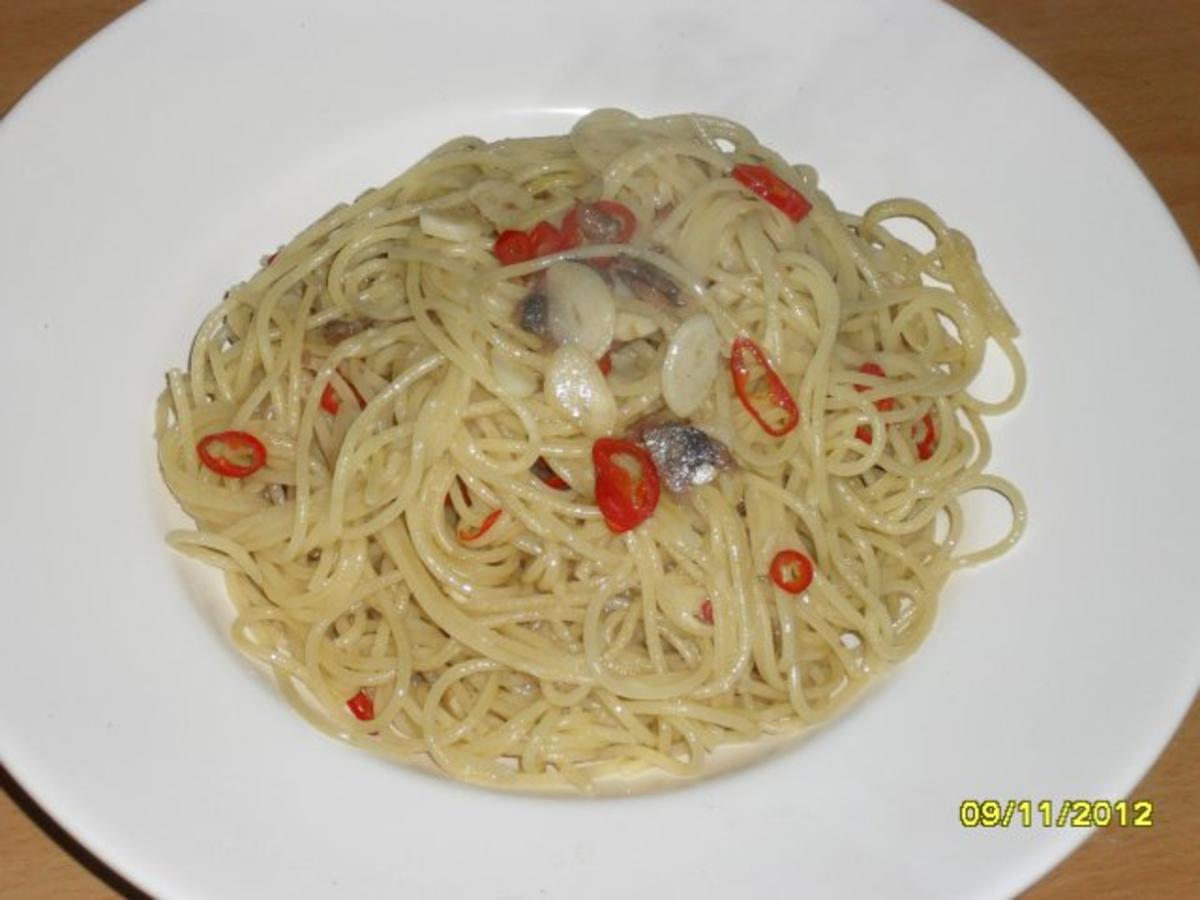 Spaghetti aglio olio - Rezept