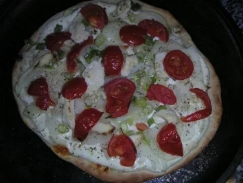 vegetarischer flammkuchen - Rezept - Bild Nr. 3