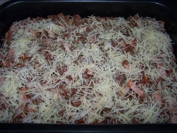Maccheroni-Auflauf mit Hackfleischsauce - Rezept - Bild Nr. 7