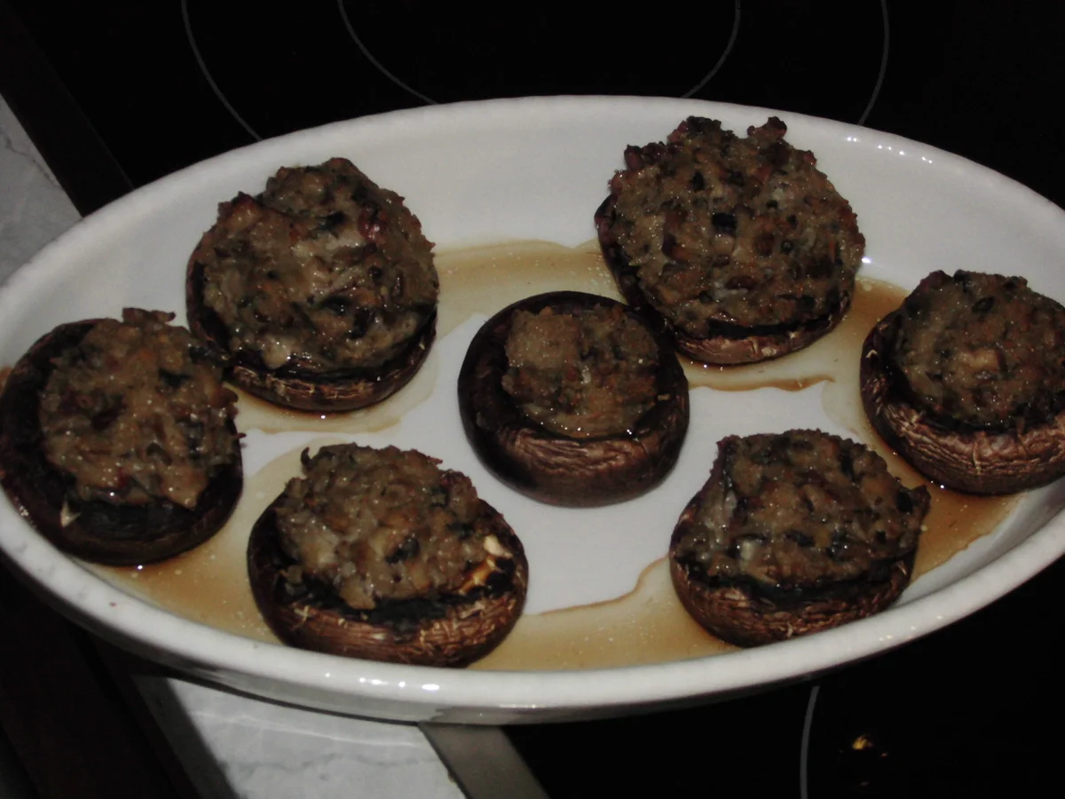 Rezept: Gebackene Champignons Bild Nr. 2 Gebackene Champignons - Rezept - Bild Nr. 2