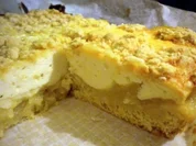 Kuchen: Streusel-Topfen-Apfelmus (geht schnell) - Rezept