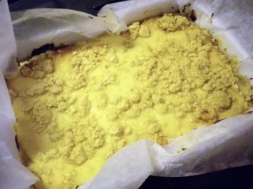 Rezept: Kuchen: Streusel-Topfen-Apfelmus (geht schnell) Bild Nr. 4 Kuchen: Streusel-Topfen-Apfelmus (geht schnell) - Rezept - Bild Nr. 4