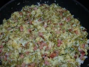 Fleisch : Schnelle Reispfanne  SCHNEEROSE        ohne Knoblauch :)))) - Rezept