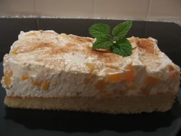 FANTA Schnitten mit Pfirsichschmand - Rezept