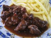 Rindsgulasch einfach .... - Rezept