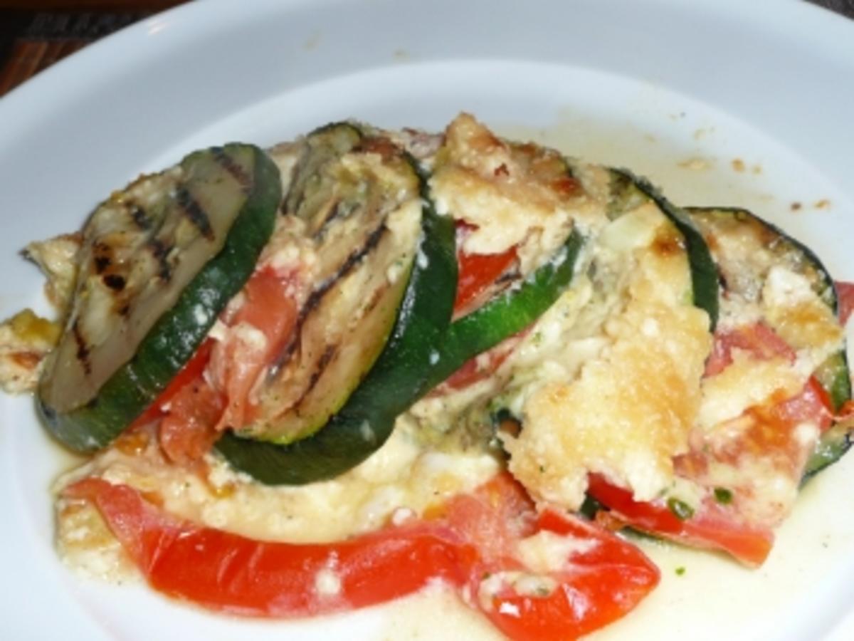 Zucchini Tomaten Gratin - einfach - von Biggischuhwerk