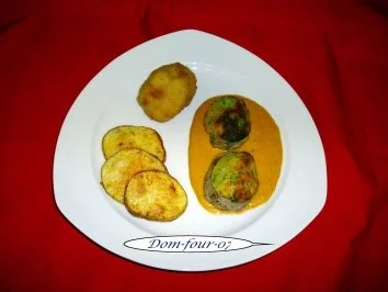 Rezept: Kalbsmedaillons mit Broccoli-Mandel-Parmesankruste an Paprikaschaumsoße Bild Nr. 2 Kalbsmedaillons mit Broccoli-Mandel-Parmesankruste an Paprikaschaumsoße - Rezept - Bild Nr. 2