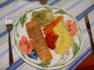Lachs mit Safranrisotto - Rezept