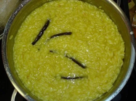 Rezept: Lachs mit Safranrisotto Bild Nr. 2 Lachs mit Safranrisotto - Rezept - Bild Nr. 2