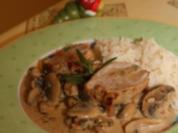 Filet Mignon vom Schwein mit Pilzesahnesauce - Rezept