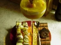 Fruchtspiesse an Mohnquark mit Pfirsichpüree - Rezept - Bild Nr. 3