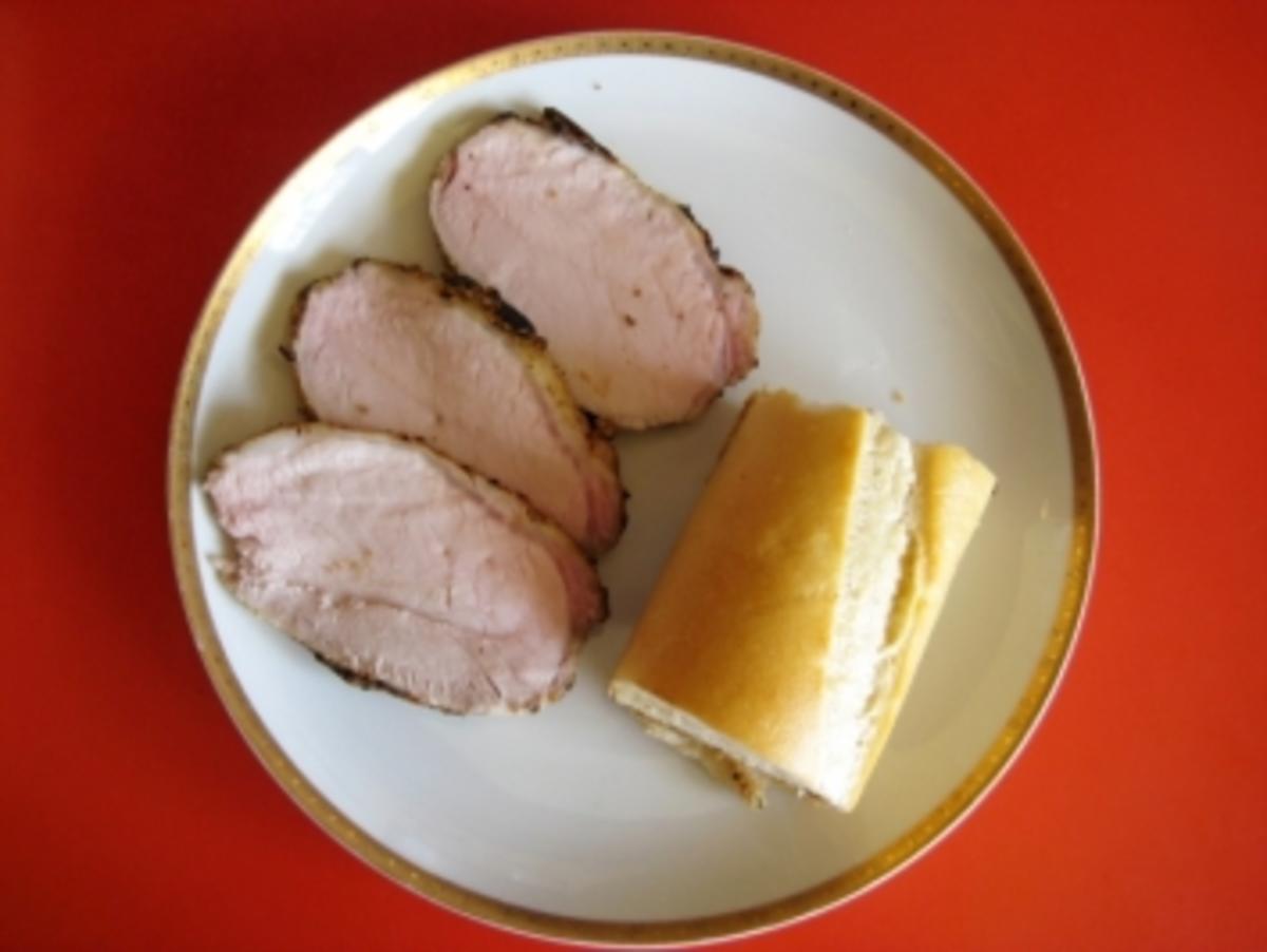 SCHWEINELACHS in Senf - Gewürzkruste - Rezept - Bild Nr. 6