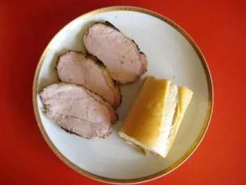 SCHWEINELACHS in Senf - Gewürzkruste - Rezept - Bild Nr. 6