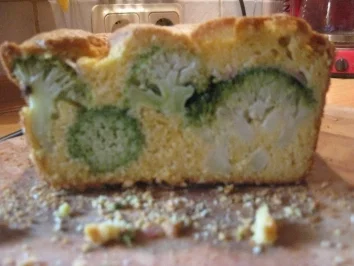 Rezept: Maismehlbrot (ohne Hefe) gefüllt mit Broccoli Maismehlbrot (ohne Hefe) gefüllt mit Broccoli - Rezept