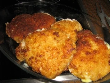 Cordon Bleu mit Tagliatelle in Champignon-Sauce - Rezept - Bild Nr. 4