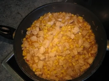 Putengeschnetzeltes mit Sahne und Reis - Rezept - Bild Nr. 2