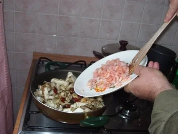 Rezept: Flambierte Mare e Monti Bild Nr. 4 Flambierte Mare e Monti - Rezept - Bild Nr. 4