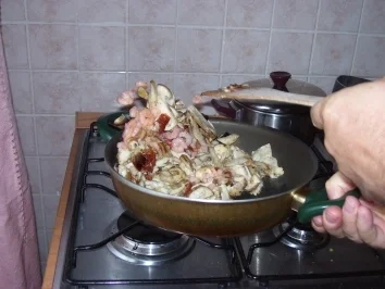 Rezept: Flambierte Mare e Monti Bild Nr. 5 Flambierte Mare e Monti - Rezept - Bild Nr. 5