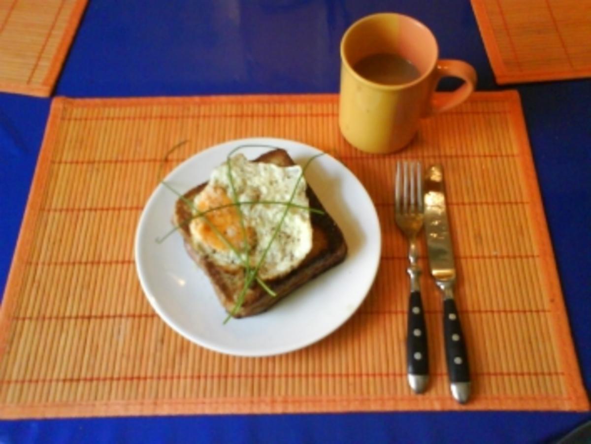 Bilder für Frühstück: Croque-Madame(Französischer Toast) - Rezept