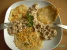 Maispuffer mit Pfifferlingen - Rezept