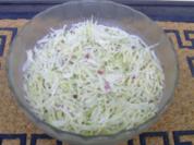 Schneller Weißkohlsalat mit Frischkäse - Rezept