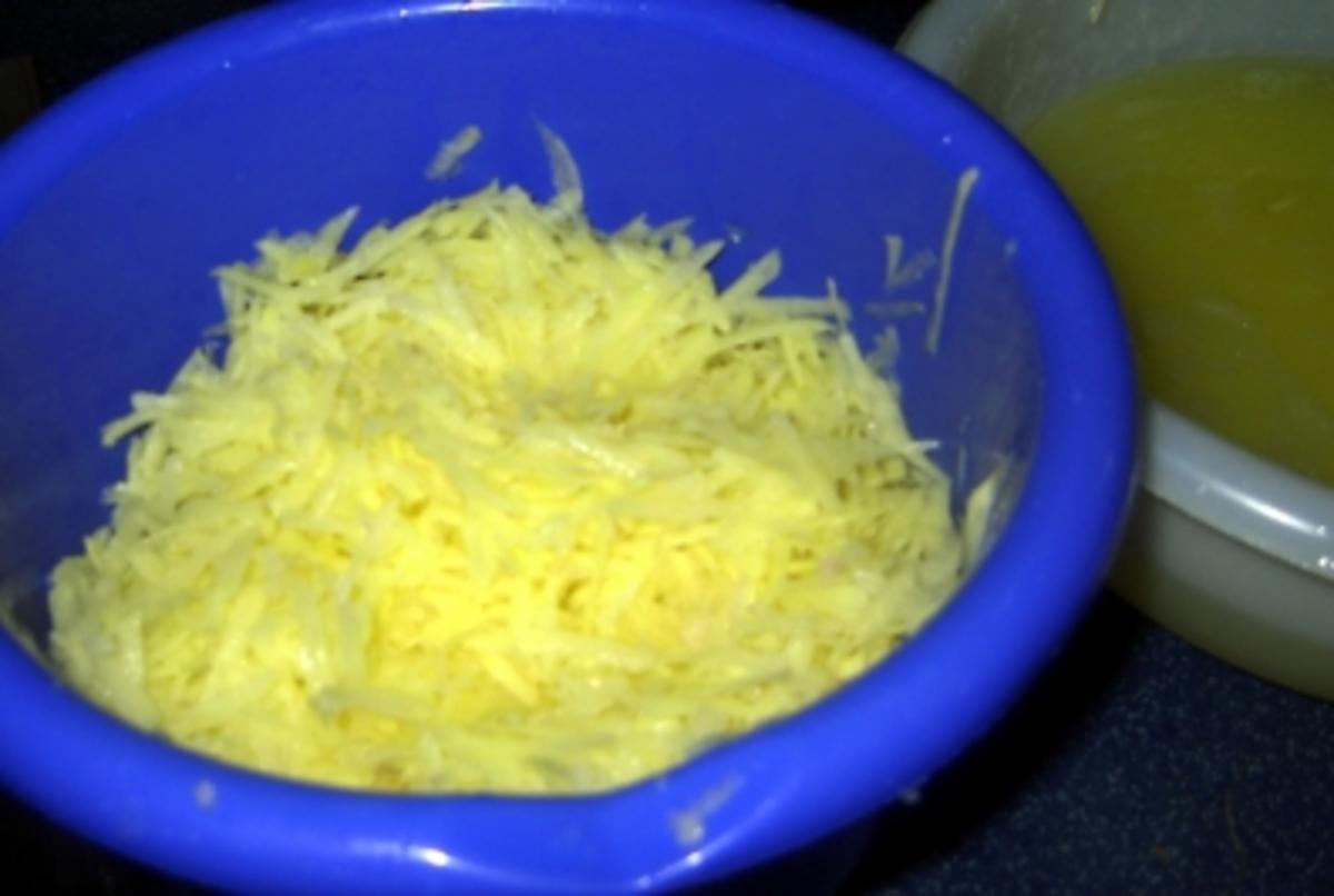 Kartoffelpuffer mit Räucherlachs und Sahnemeerrettich - Rezept - Bild Nr. 4