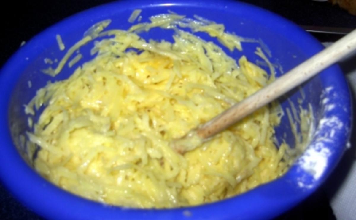 Kartoffelpuffer mit Räucherlachs und Sahnemeerrettich - Rezept - Bild Nr. 5