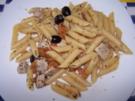 Frischer Thunfisch zu Penne Lisce - Rezept