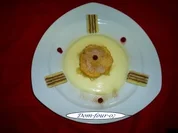 Apfelbeignets mit  Vanillesoße - Rezept