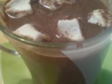 Getränk "Heiße Schokolade mit Marshmallows" - Rezept