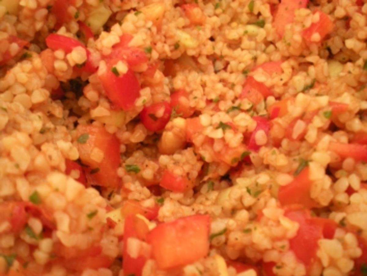 Salat Roter Bulgur Salat Rezept Mit Bild Kochbar De