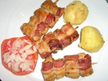 Hühner Schaschlik - Rezept