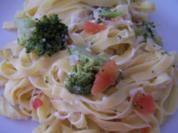 Tagliatelle in Käsesoße - Rezept