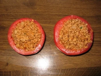 Fleischtomaten mit Hackfüllung - Rezept - Bild Nr. 3
