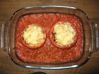 Fleischtomaten mit Hackfüllung - Rezept - Bild Nr. 5