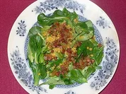 Rapunzelsalat mit Quitten-Vanilledressing an warmen Kartoffel-Linsen - Rezept